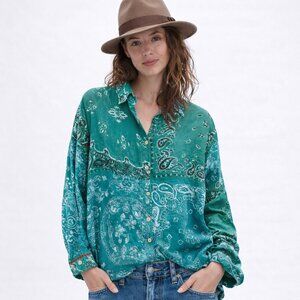 JOHNNY WAS BANDANA SHIRT